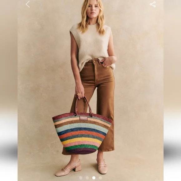 NWT Sezane Le Crop Pant - Picture 6 of 12